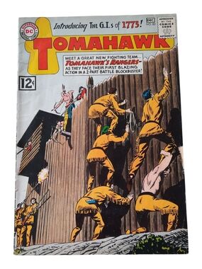 DC Comics Tomahawk Rangers Cover #83— Red, Yellow, Brown, Green